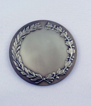 Medaille couronne 60 mm argent