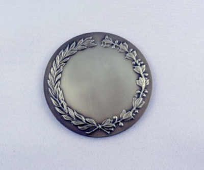 Medaille couronne 60 mm argent